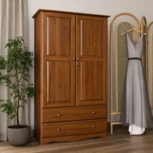 bufet tv kayu jati model minimalis modern