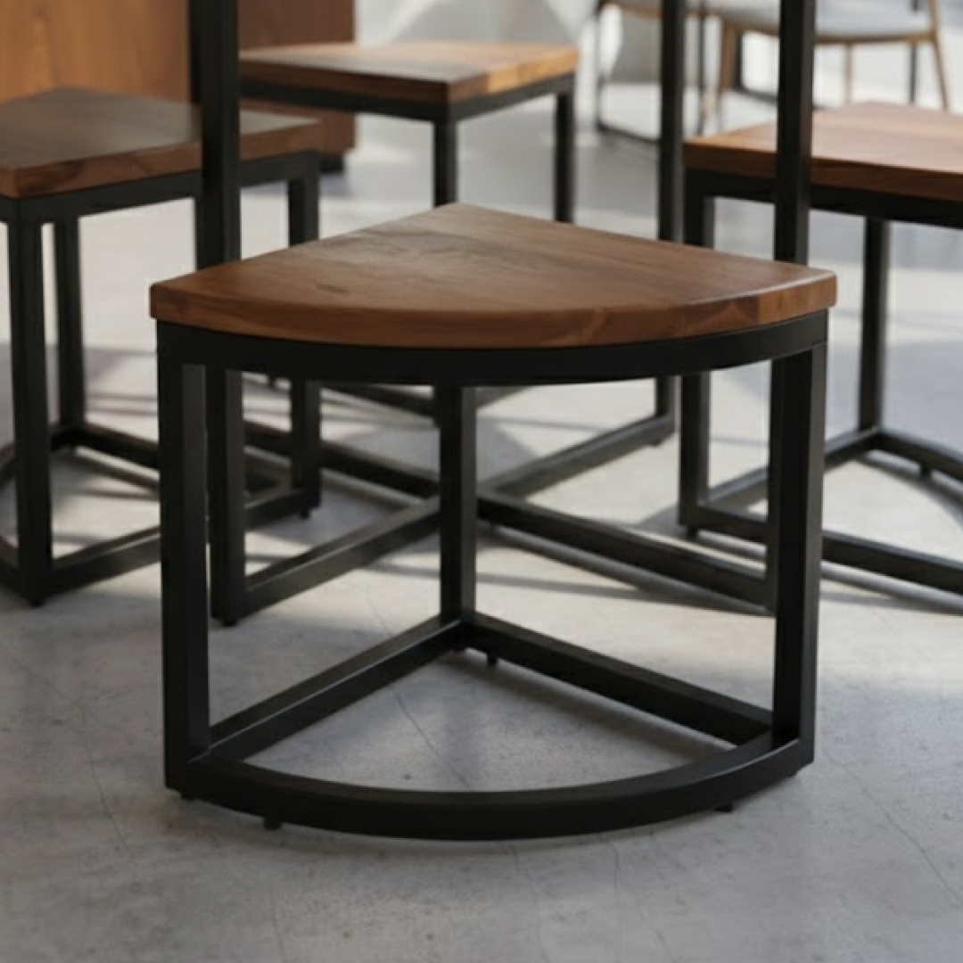 set kursi dan meja cafe kayu jati rangka besi set kursi dan meja cafe kayu jati rangka besi