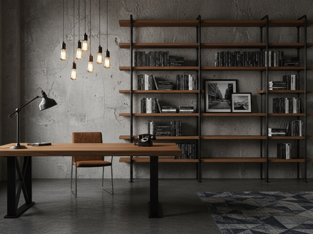 kayu jati industrial chic